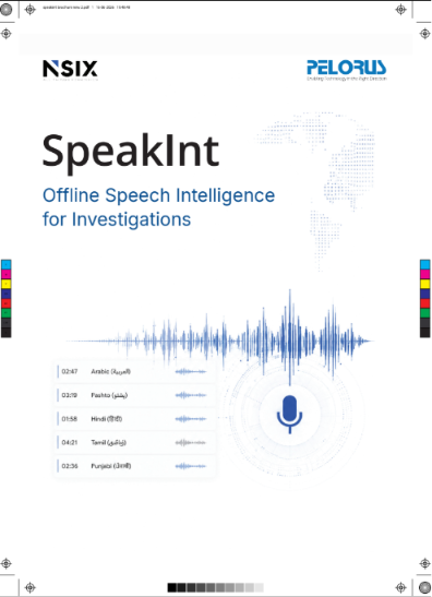 NSix SpeakInt Speech Intelligence Brochure